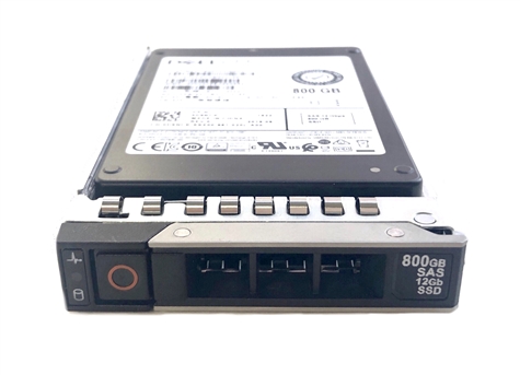 Dell 800GB SSD SAS Read Intensive MLC 12Gbps 2.5 inch hot-plug drive ...